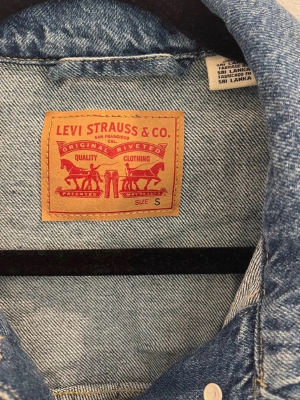 Levi's Small Blue Vintage-Style Denim Jacket